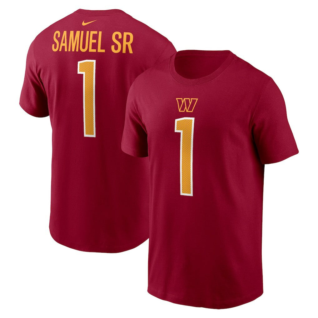 Deebo Samuel Sr Washington Commanders Name & Number T-Shirt Burgundy | Nike for Sale