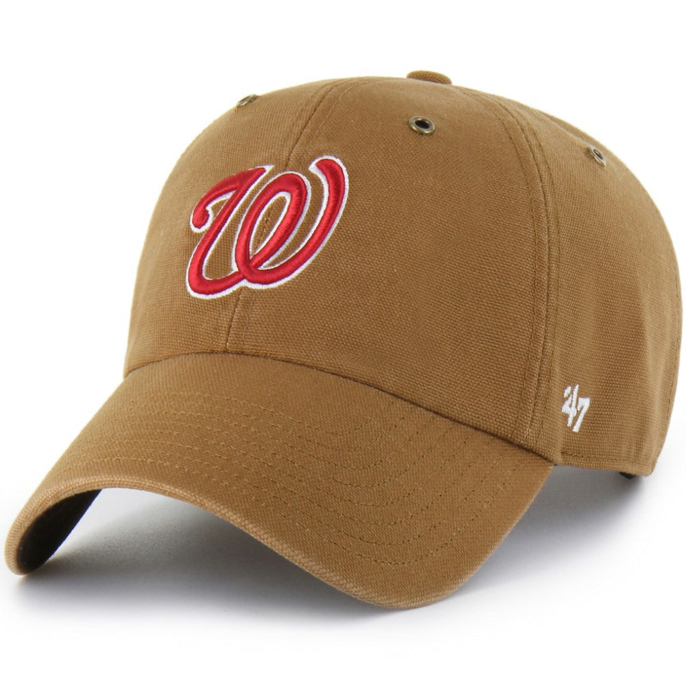 Washington Nationals Carhartt x '47 Clean Up Adjustable Hat - MLB
