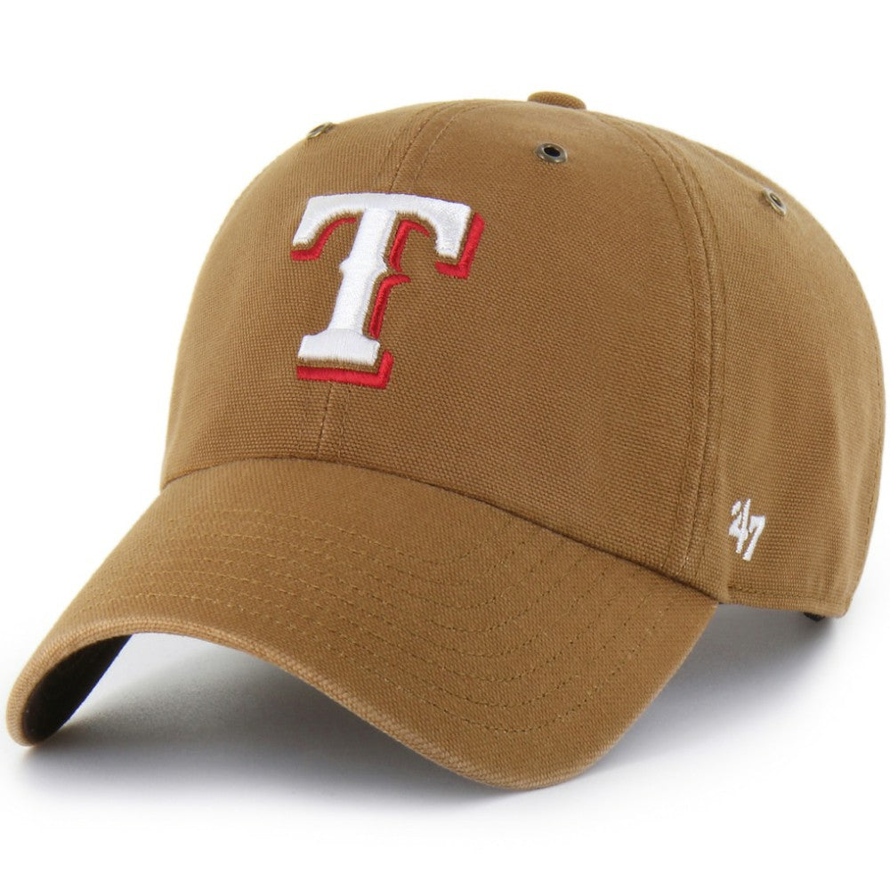 Texas Rangers Carhartt x '47 Clean Up Adjustable Hat - MLB