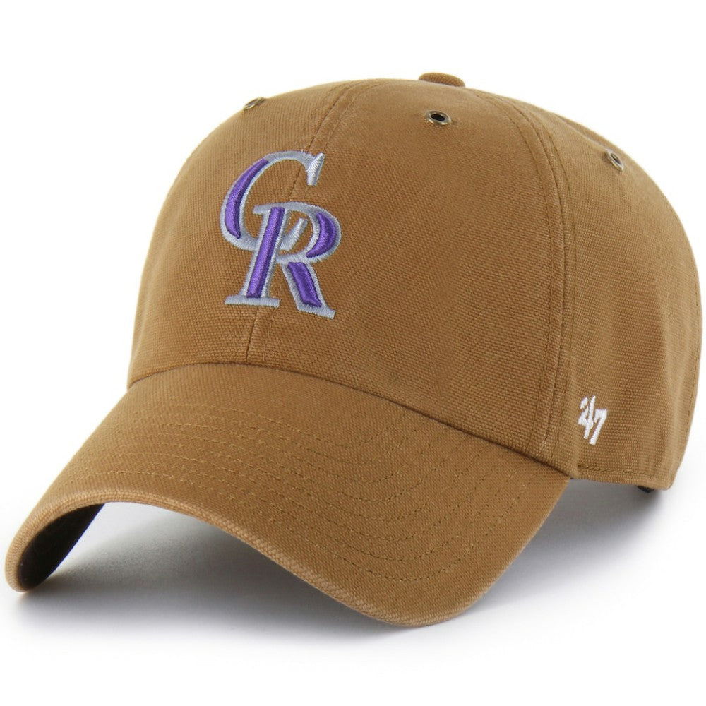 Colorado Rockies Carhartt x '47 Clean Up Adjustable Hat - MLB