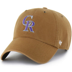 Colorado Rockies Carhartt x '47 Clean Up Adjustable Hat - MLB