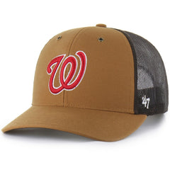 Washington Nationals Carhartt x '47 Trucker Adjustable Hat - MLB