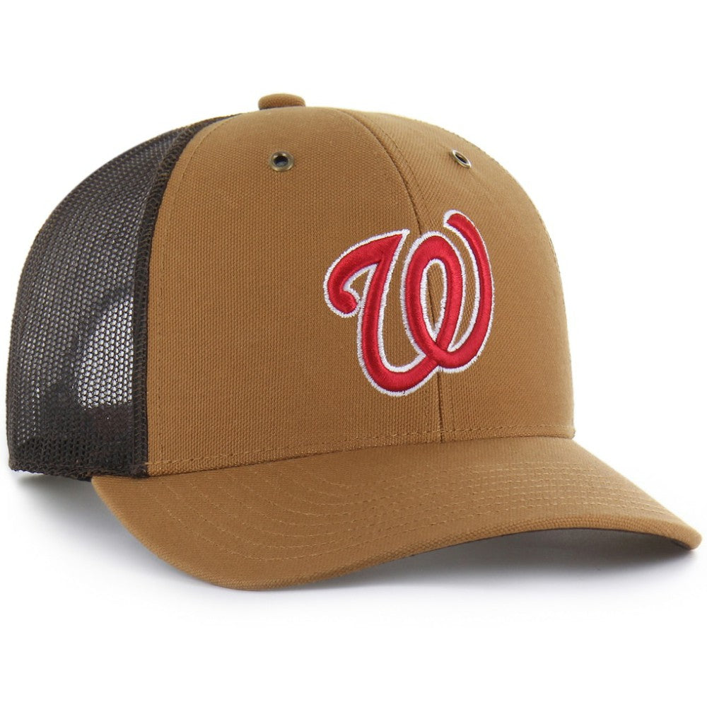Washington Nationals Carhartt x '47 Trucker Adjustable Hat - MLB