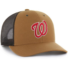 Washington Nationals Carhartt x '47 Trucker Adjustable Hat - MLB