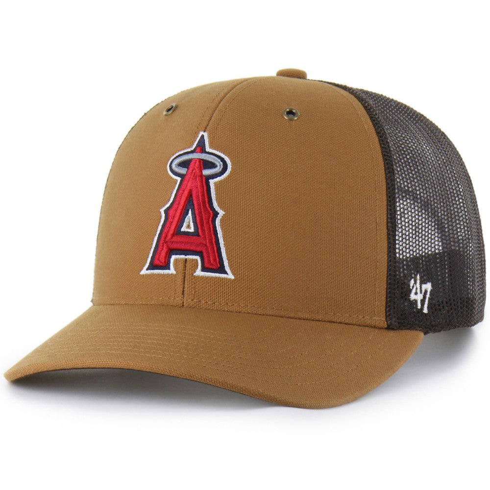 Los Angeles Angels Carhartt x '47 Trucker Adjustable Hat - MLB
