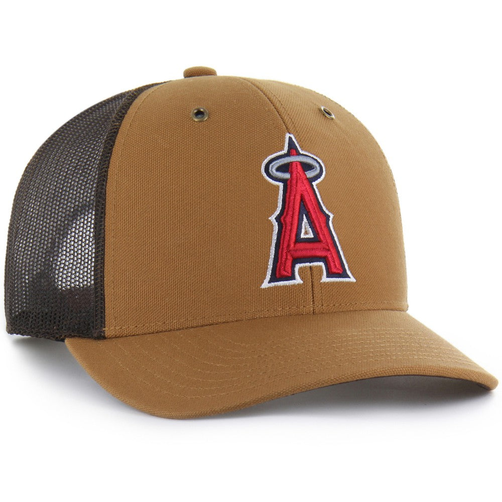 Los Angeles Angels Carhartt x '47 Trucker Adjustable Hat - MLB