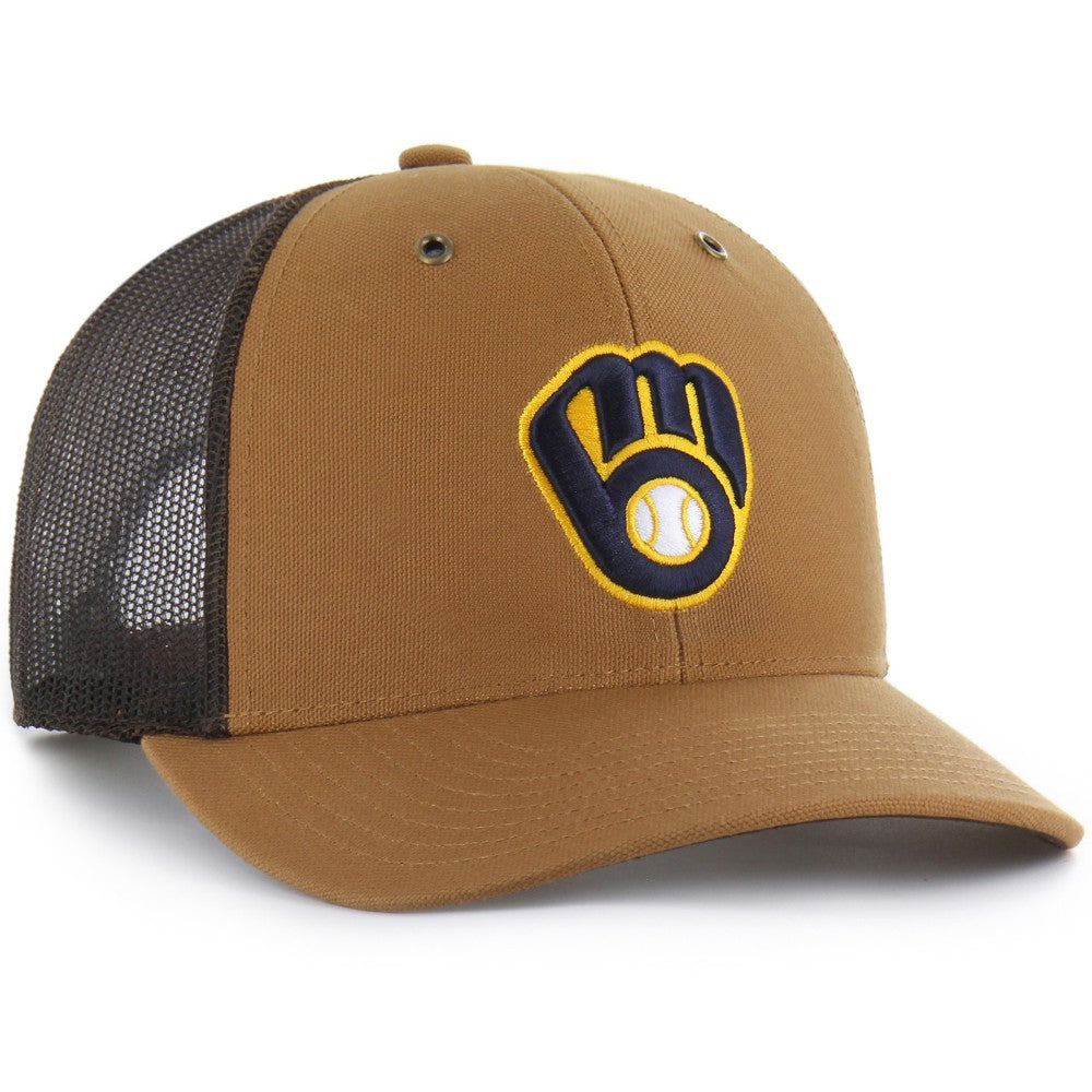 Milwaukee Brewers Carhartt x '47 Trucker Adjustable Hat - MLB