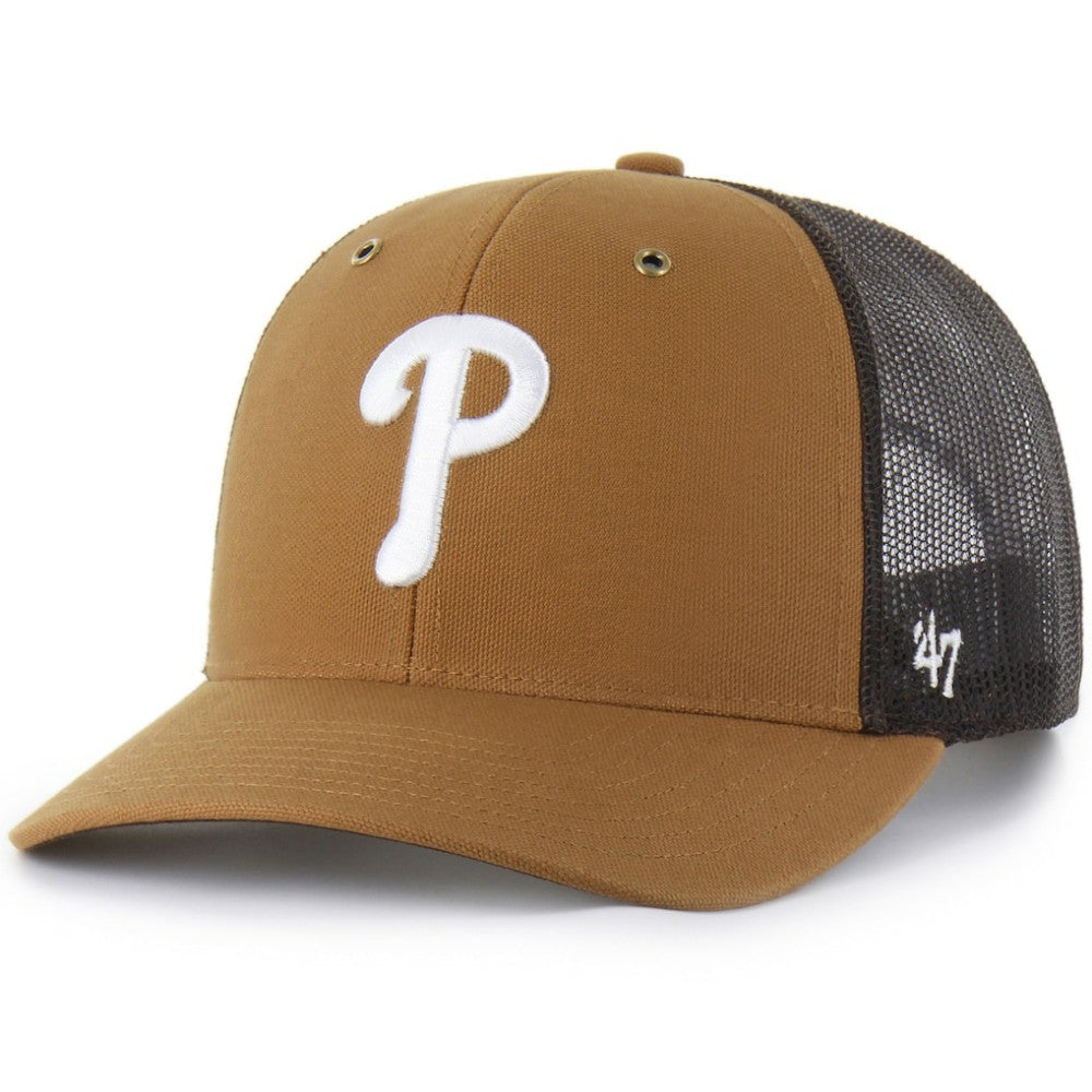 Philadelphia Phillies Carhartt x '47 Trucker Adjustable Hat - MLB