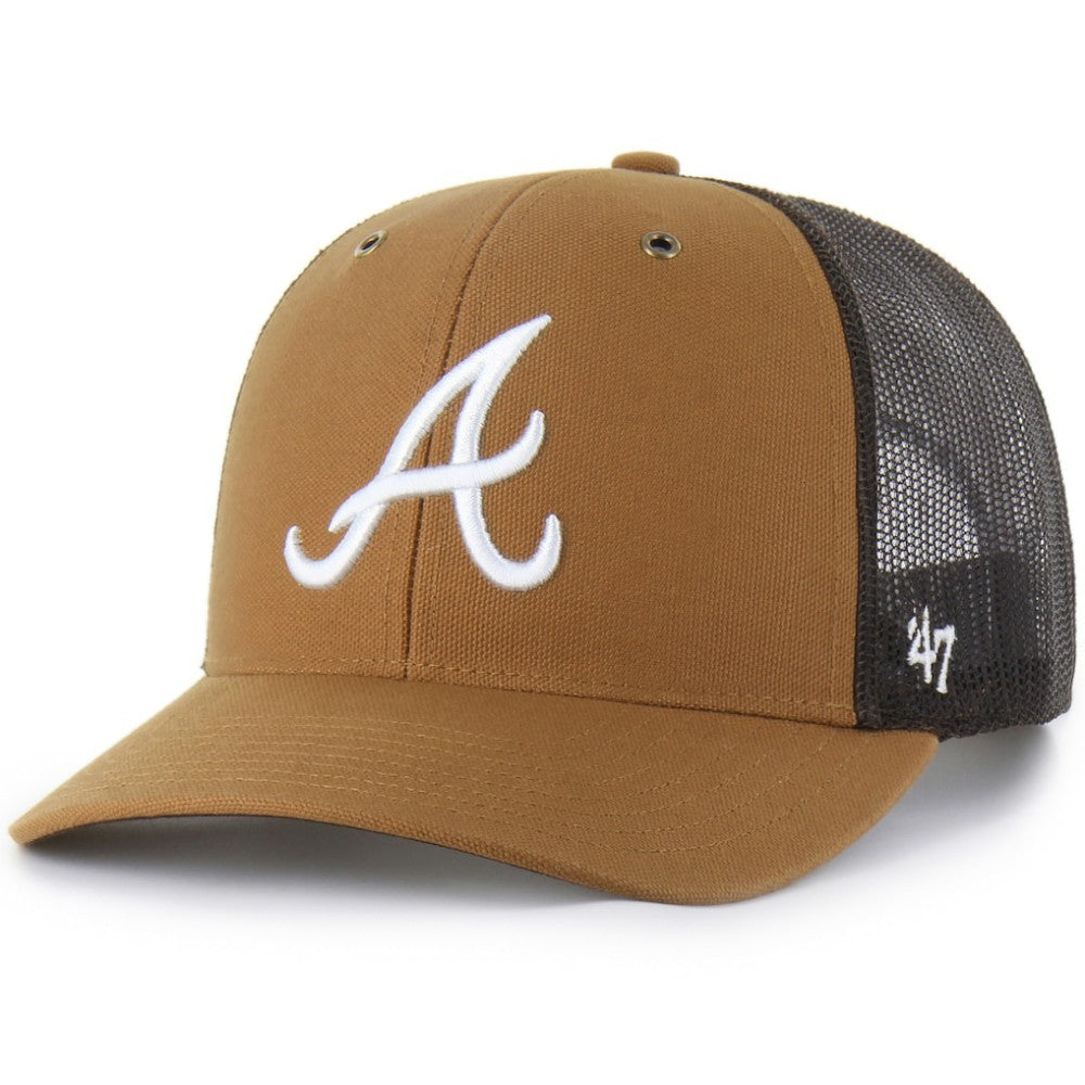 Atlanta Braves Carhartt x '47 Trucker Adjustable Hat - MLB