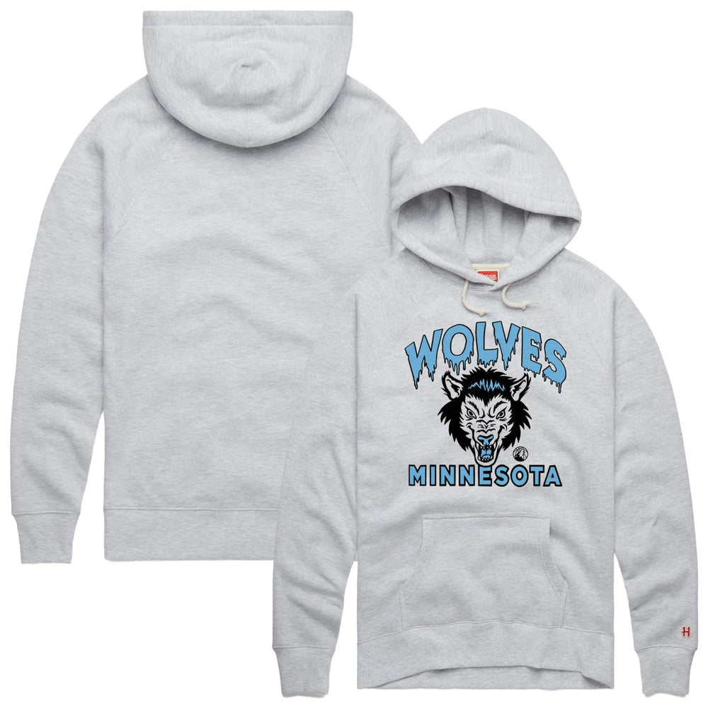 Minnesota Timberwolves Homage Unisex Hometown Edition Tri-Blend Raglan Pullover Hoodie Ash - NBA