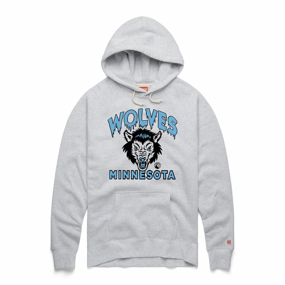 Minnesota Timberwolves Homage Unisex Hometown Edition Tri-Blend Raglan Pullover Hoodie Ash - NBA