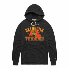Oklahoma City Thunder Homage Unisex Hometown Edition Tri-Blend Raglan Pullover Hoodie Heather Black - NBA