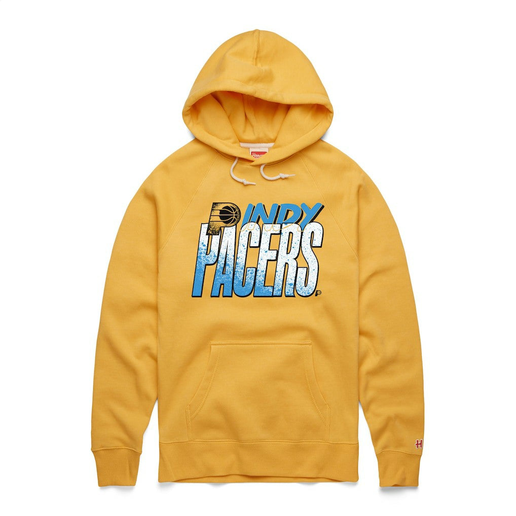 Indiana Pacers Homage Unisex Hometown Edition Tri-Blend Raglan Pullover Hoodie Gold - NBA