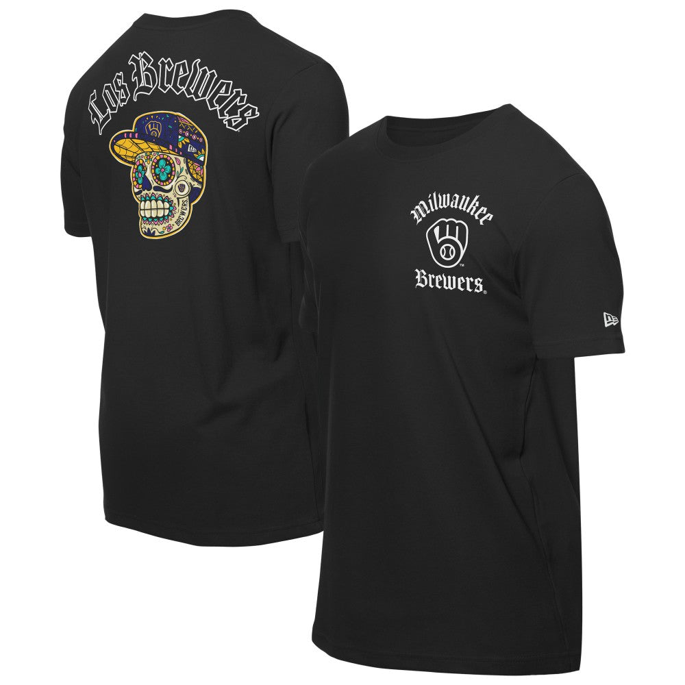 Milwaukee Brewers New Era Sugar Skulls T-Shirt - MLB