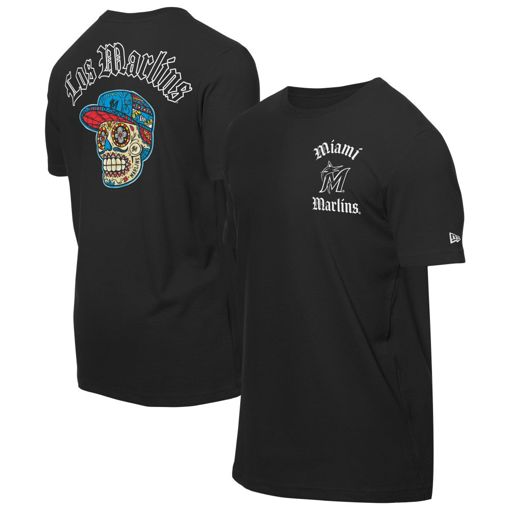 Miami Marlins New Era Sugar Skulls T-Shirt - MLB