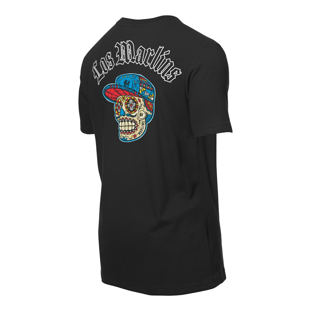 Miami Marlins New Era Sugar Skulls T-Shirt - MLB