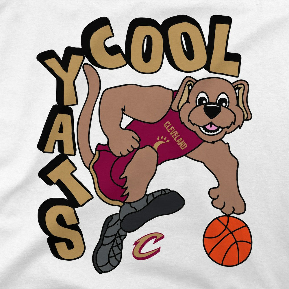 Cleveland Cavaliers Stadium Essentials NBA x Staycool Mascot Oversized T-Shirt White - NBA