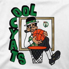 Boston Celtics Stadium Essentials NBA x Staycool Mascot Oversized T-Shirt White - NBA