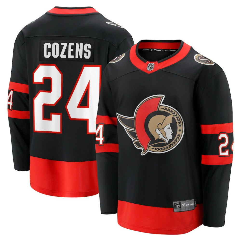 Dylan Cozens Ottawa Senators Fanatics Home Breakaway Jersey - Black - NHL