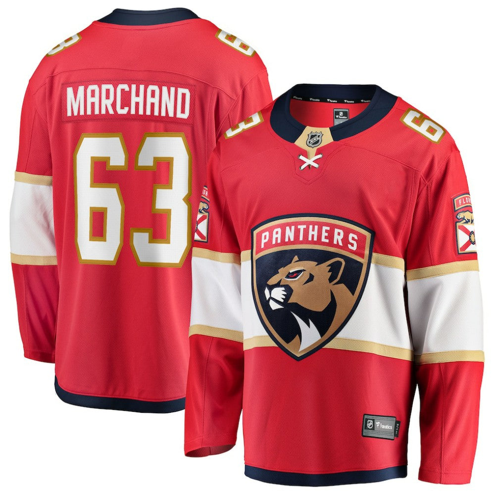 Brad Marchand Florida Panthers Fanatics Home Breakaway Jersey - Red - NHL