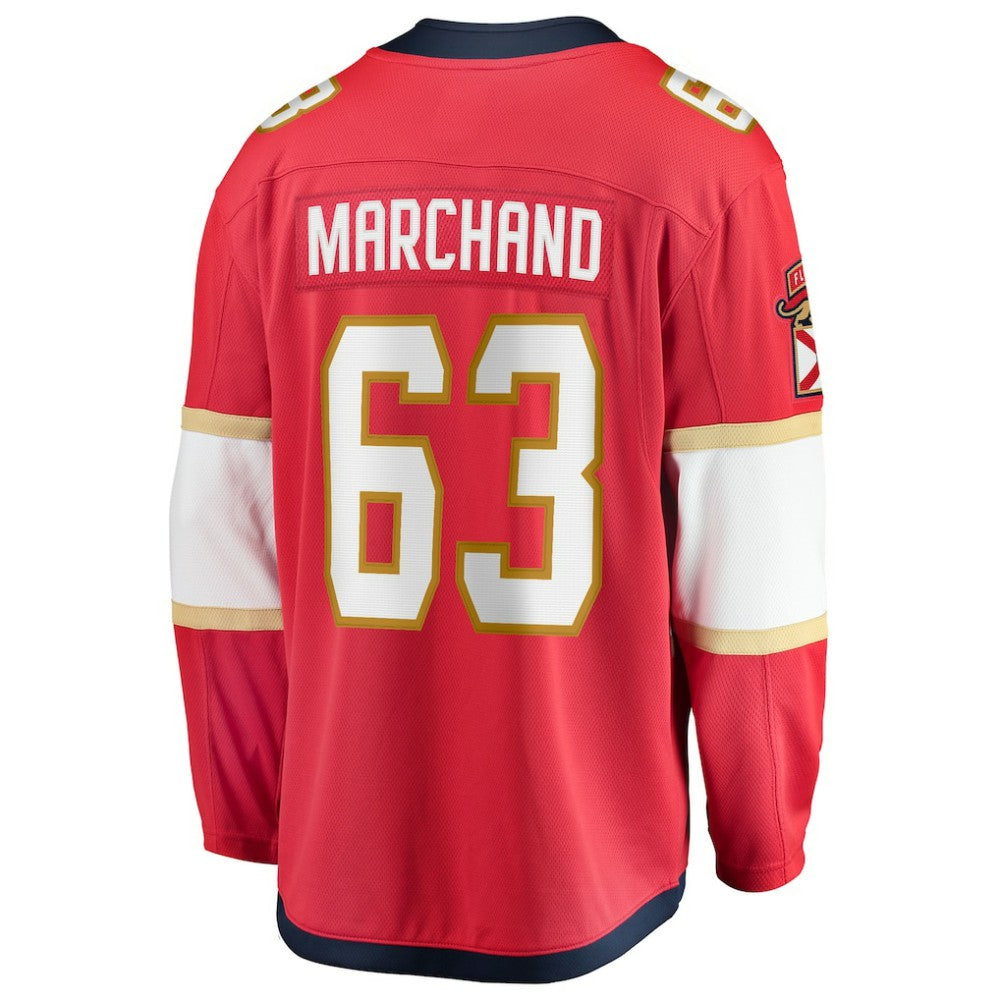 Brad Marchand Florida Panthers Fanatics Home Breakaway Jersey - Red - NHL