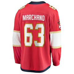 Brad Marchand Florida Panthers Fanatics Home Breakaway Jersey - Red - NHL