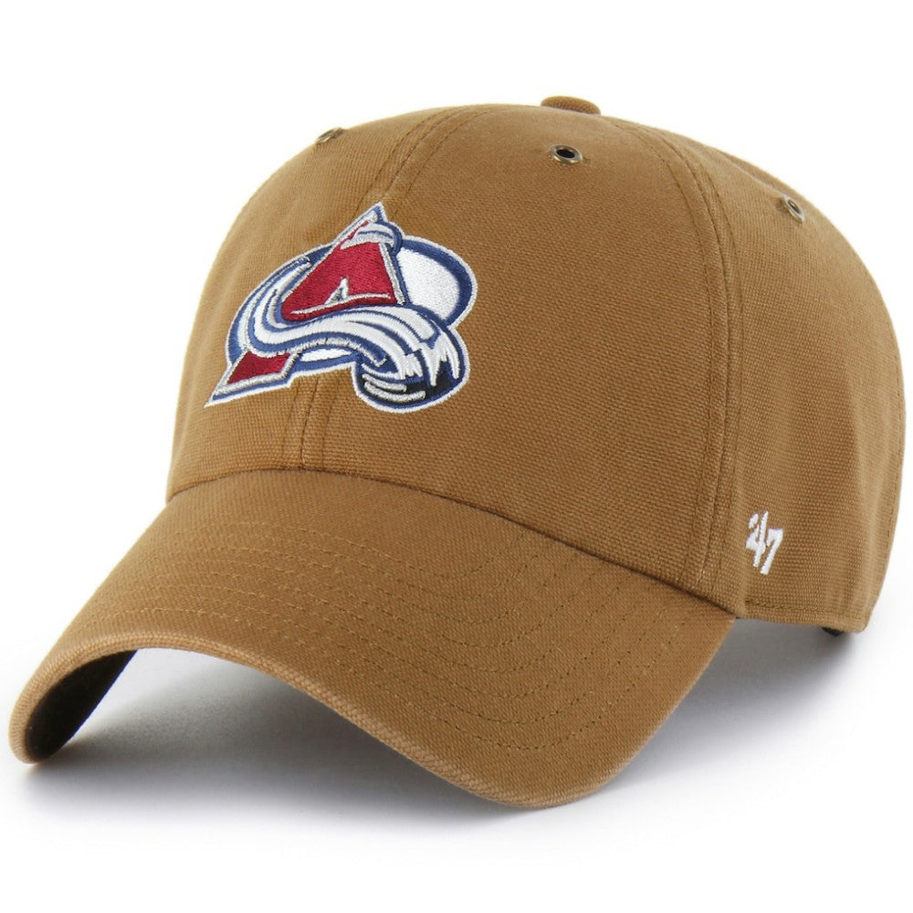 Colorado Avalanche Carhartt x '47 Clean Up Adjustable Hat - Brown - NHL