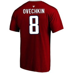 Alexander Ovechkin Washington Capitals Fanatics Women's Plus Size Name & Number Scoop Neck T-Shirt - Red - NHL