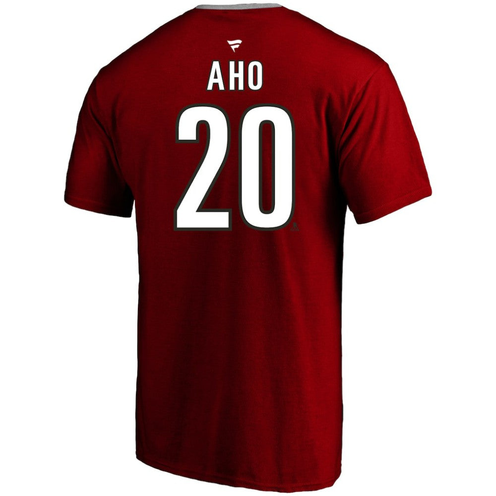 Sebastian Aho Carolina Hurricanes Profile Big & Tall Name & Number T-Shirt - Red - NHL