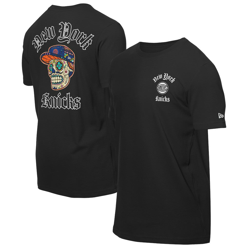 New York Knicks Sugar Skulls T-Shirt Black - NBA