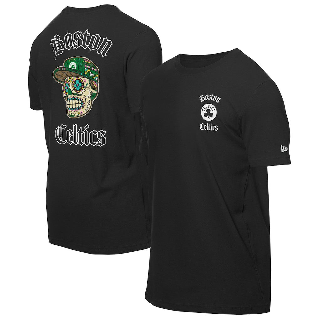 Boston Celtics Sugar Skulls T-Shirt Black - NBA