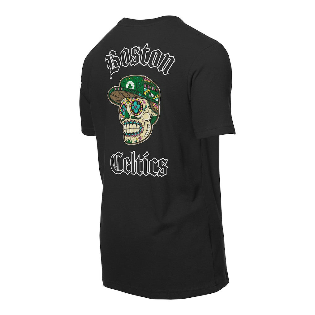 Boston Celtics Sugar Skulls T-Shirt Black - NBA