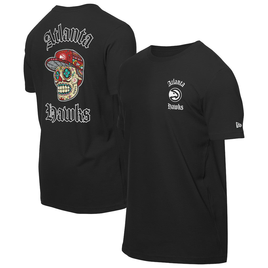 Atlanta Hawks Sugar Skulls T-Shirt Black - NBA