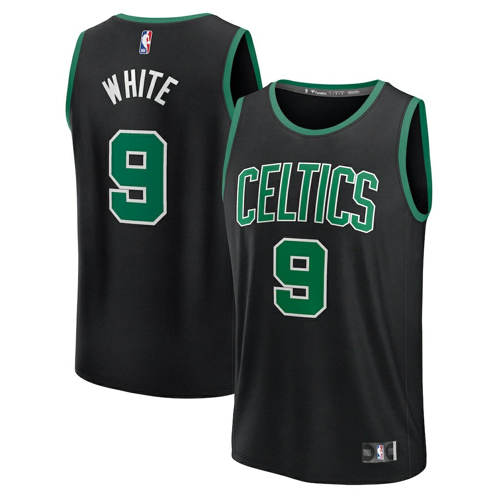 Derrick White Boston Celtics Fast Break Replica Player Jersey Statement Edition Black - NBA