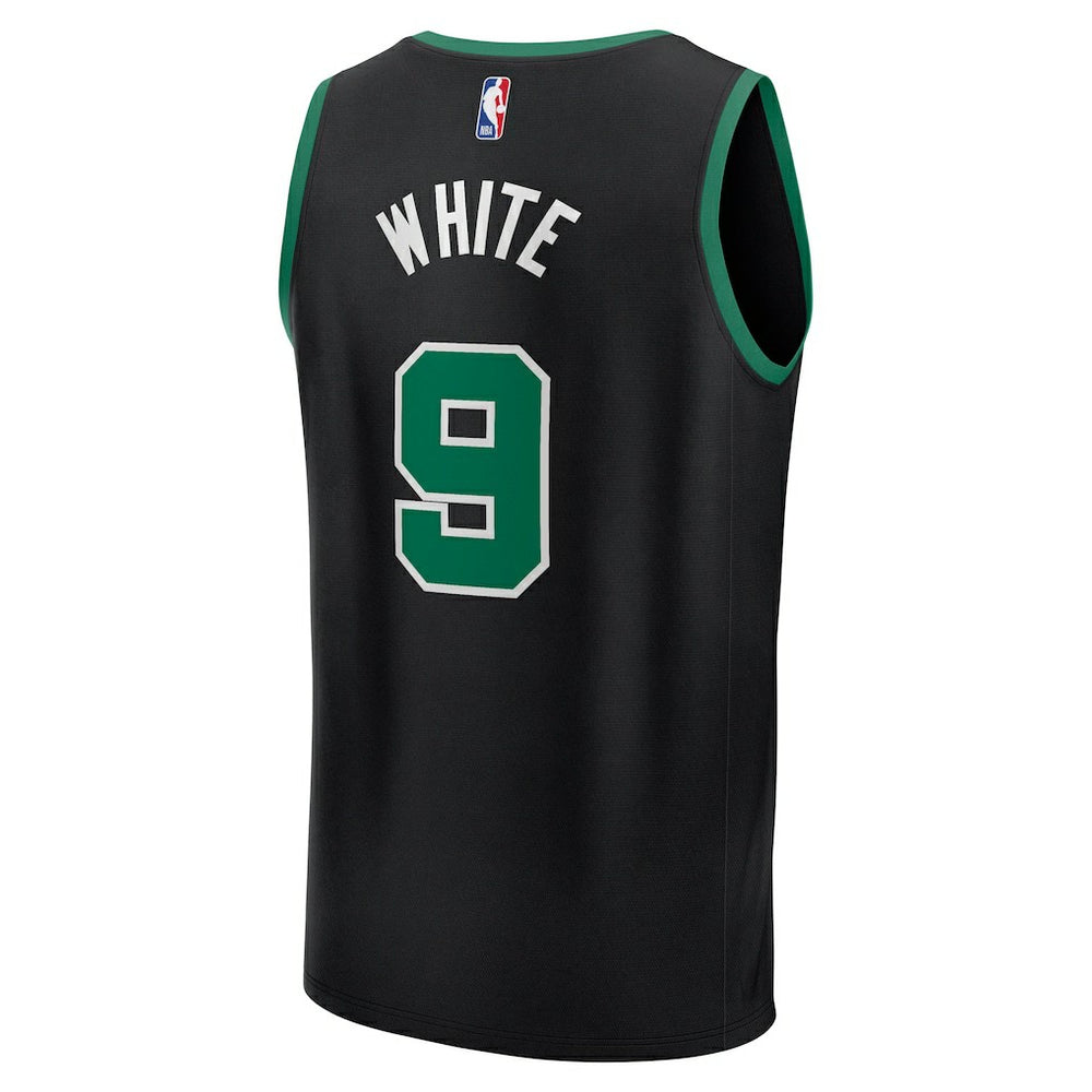 Derrick White Boston Celtics Fast Break Replica Player Jersey Statement Edition Black - NBA