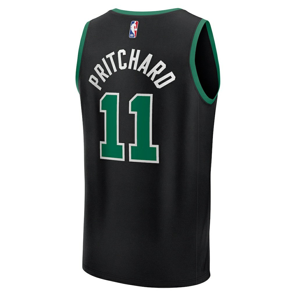 Payton Pritchard Boston Celtics Fast Break Replica Player Jersey Statement Edition Black - NBA