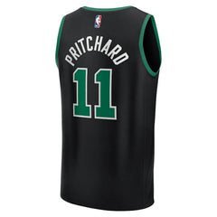 Payton Pritchard Boston Celtics Fast Break Replica Player Jersey Statement Edition Black - NBA