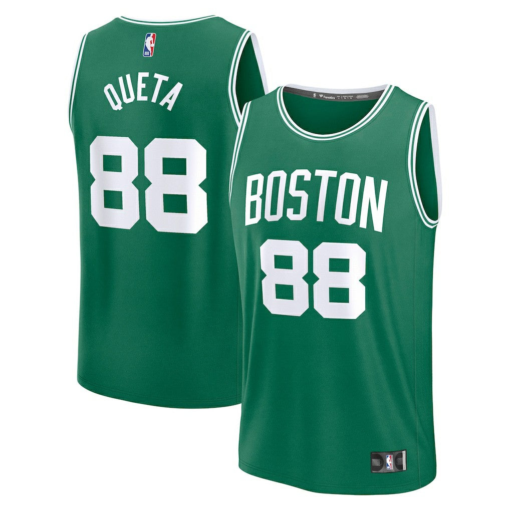 Neemias Queta Boston Celtics Fast Break Replica Player Jersey Icon Edition Kelly Green - NBA