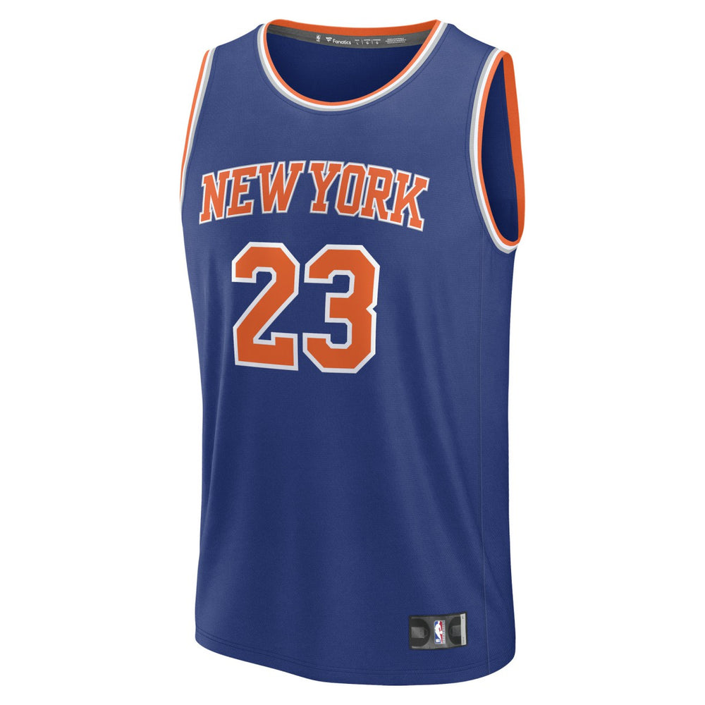 Mitchell Robinson New York Knicks Fast Break Replica Player Jersey Icon Edition Blue - NBA