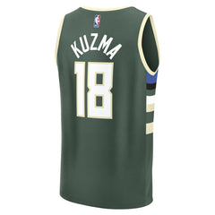 Kyle Kuzma Milwaukee Bucks Fast Break Replica Player Jersey Icon Edition Hunter Green - NBA