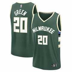 A.J. Green Milwaukee Bucks Fast Break Replica Player Jersey Icon Edition Hunter Green - NBA