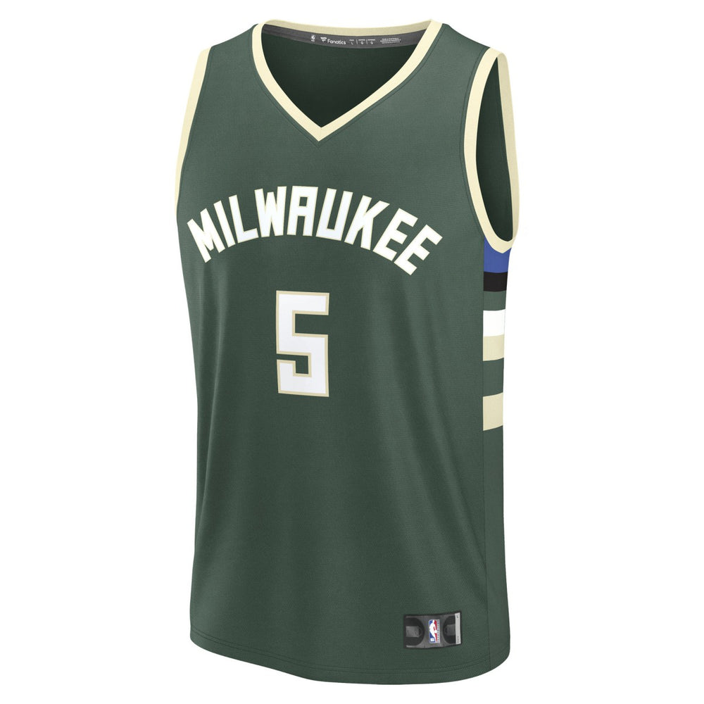 Gary Trent Jr. Milwaukee Bucks Fast Break Replica Player Jersey Icon Edition Hunter Green - NBA