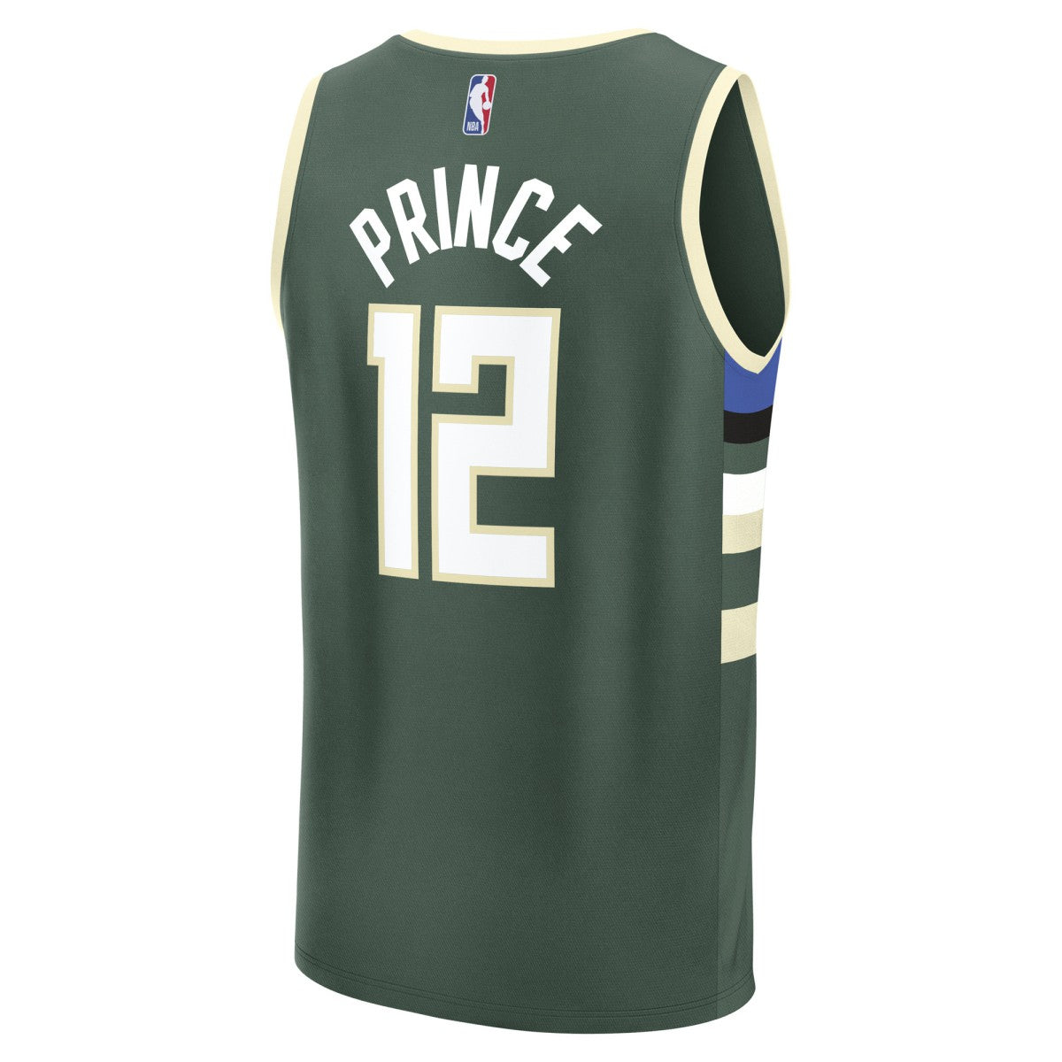Taurean Prince Milwaukee Bucks Fast Break Replica Player Jersey Icon Edition Hunter Green - NBA
