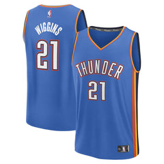 Aaron Wiggins Oklahoma City Thunder Fast Break Replica Player Jersey Icon Edition Blue - NBA