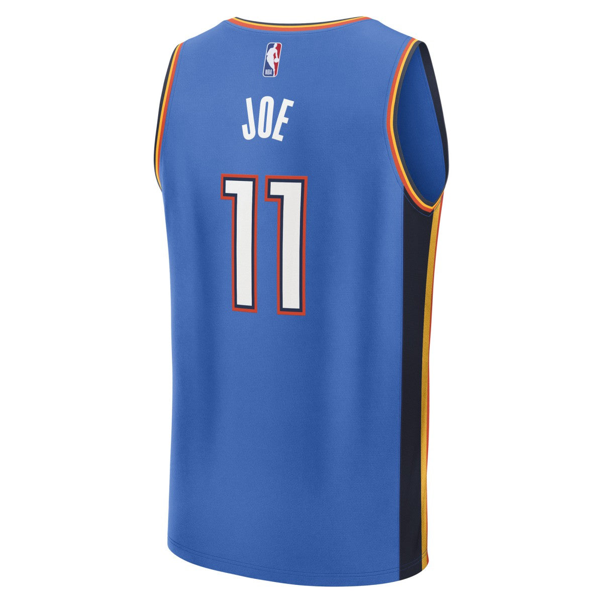 Isaiah Joe Oklahoma City Thunder Fast Break Replica Player Jersey Icon Edition Blue - NBA