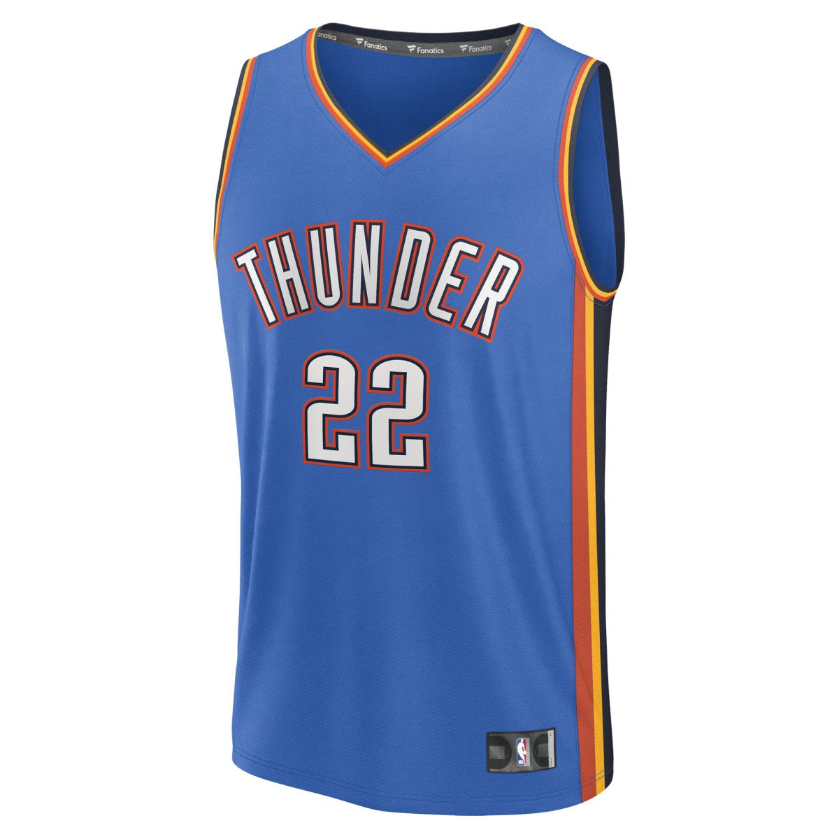 Cason Wallace Oklahoma City Thunder Fast Break Replica Player Jersey Icon Edition Blue - NBA