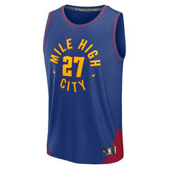 Jamal Murray Denver Nuggets Fast Break Replica Player Jersey Statement Editi- Blue - NBA