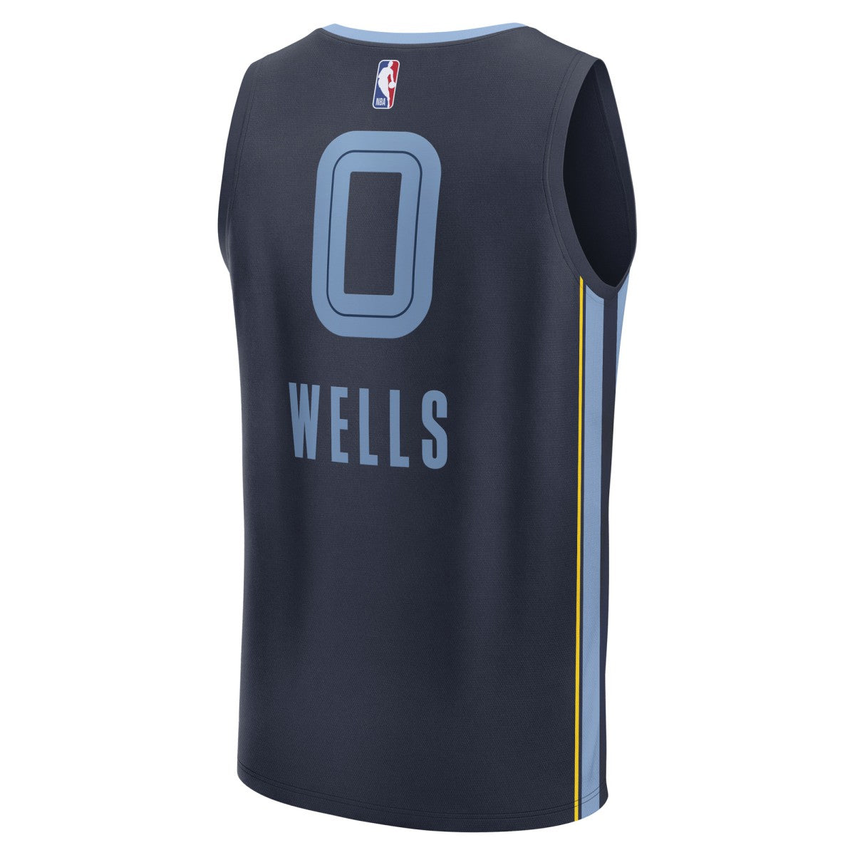 Jaylen Wells Memphis Grizzlies Fast Break Replica Player Jersey Icon Edition Navy - NBA