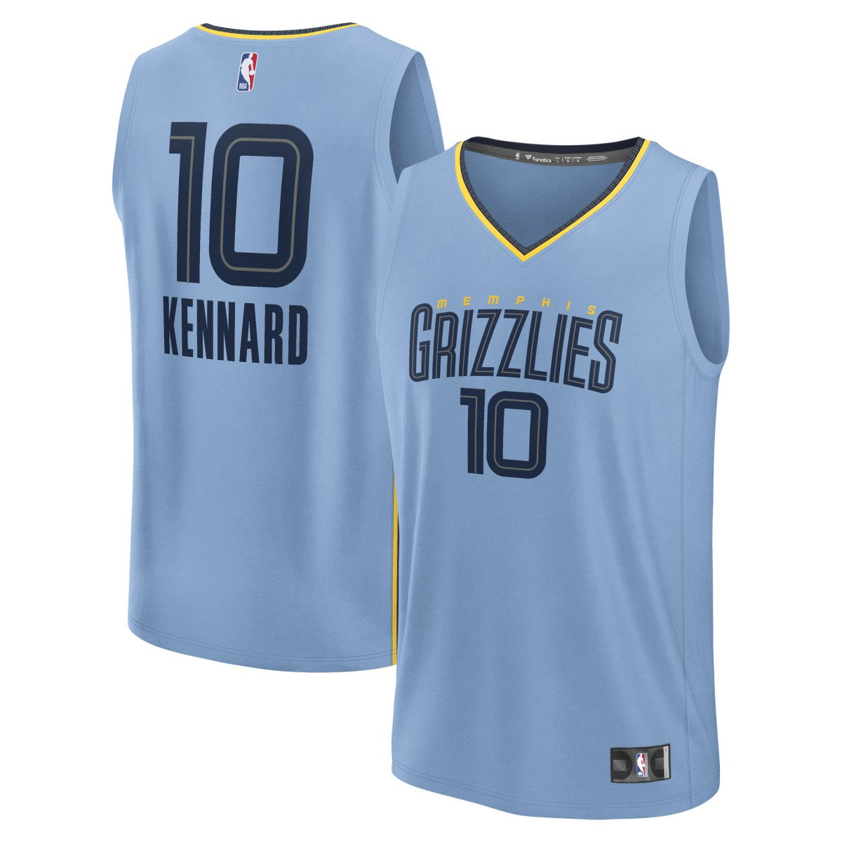 Luke Kennard Memphis Grizzlies Fast Break Replica Player Jersey Statement Edition Light Blue - NBA