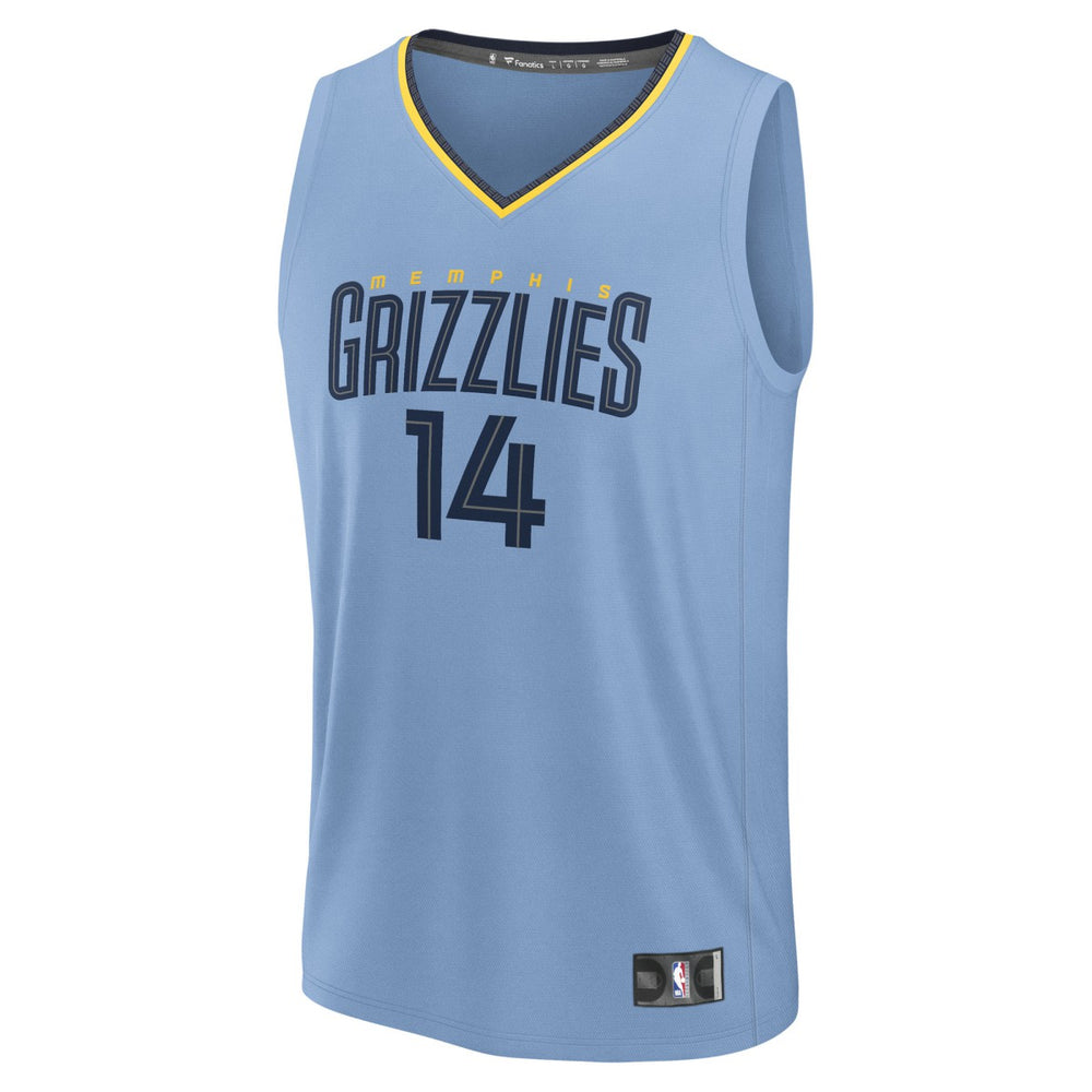 Zach Edey Memphis Grizzlies Fast Break Replica Player Jersey Statement Edition Light Blue - NBA